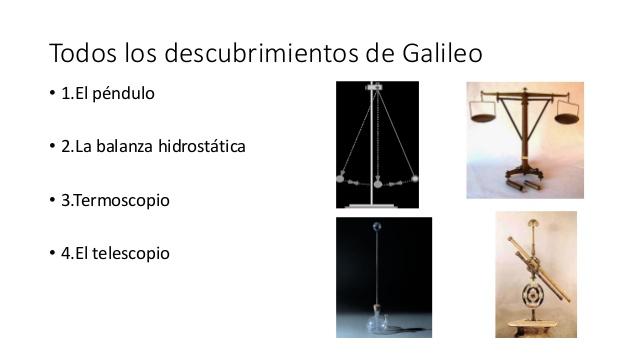Galileo Galilei: descubrimientos más importantes