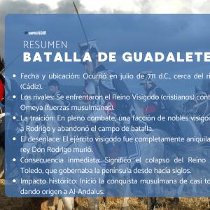Batalla de Guadalete - resumen