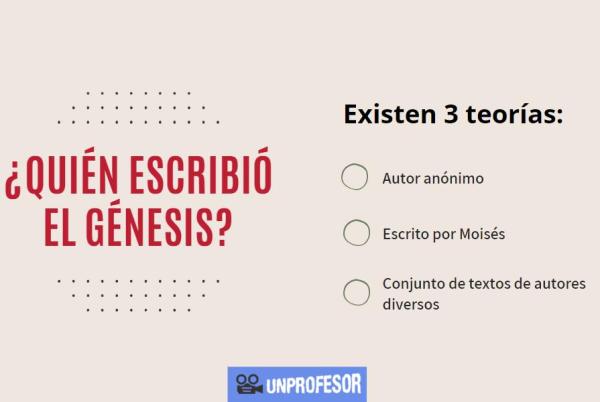 Cuáles son los libros del Pentateuco - El Génesis, uno de los libros del Pentateuco