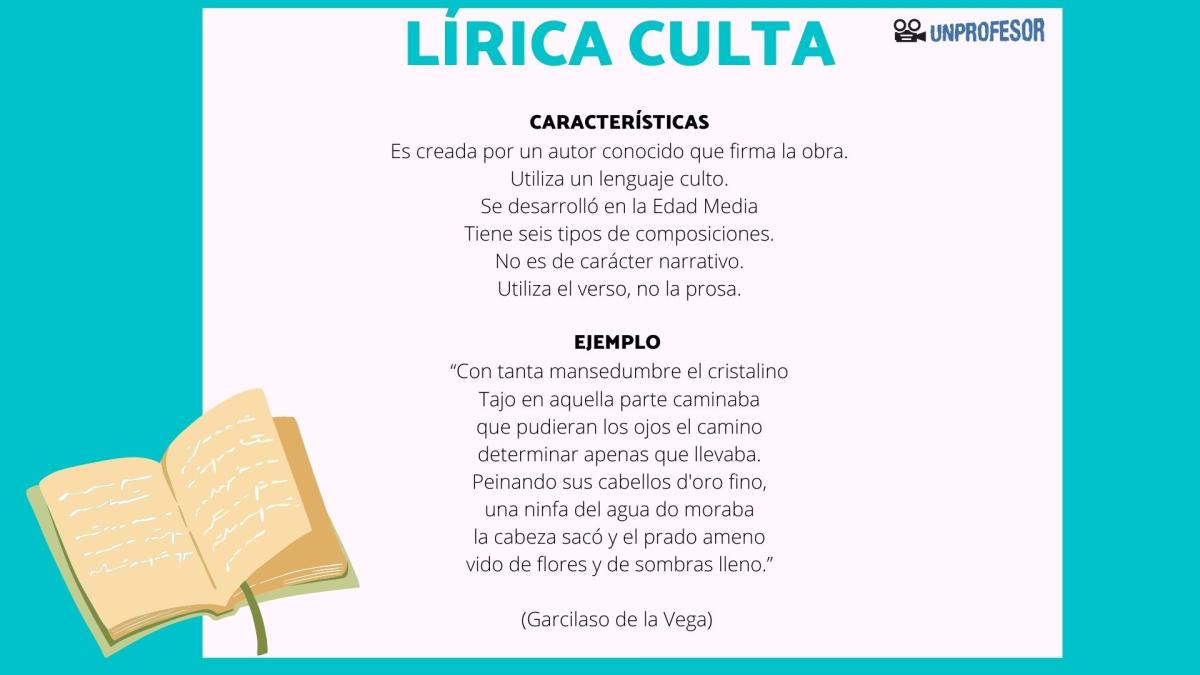 Lírica culta: características y ejemplos