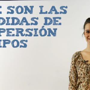 Qué son las medidas de dispersión y tipos