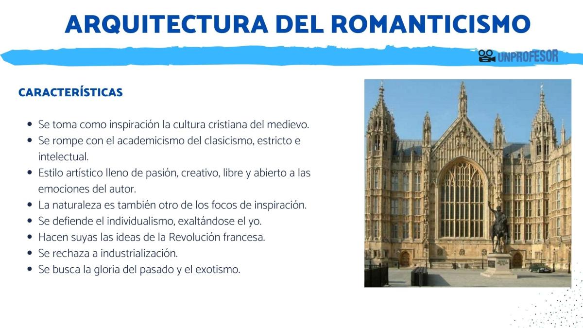 Arquitectura del Romanticismo: características y obras