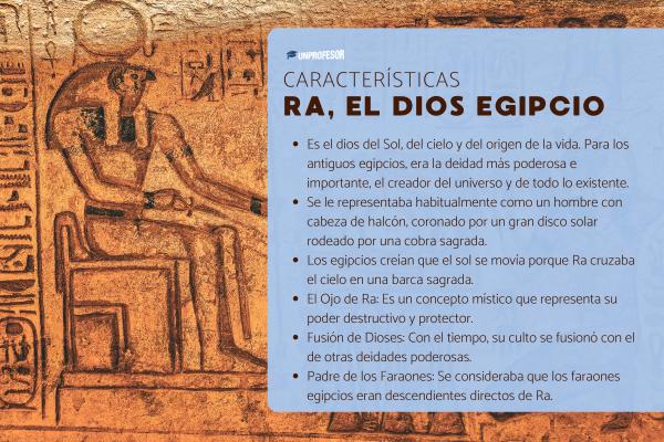 Quién es Ra, dios egipcio: características - Cuáles son las caracteristicas de Ra