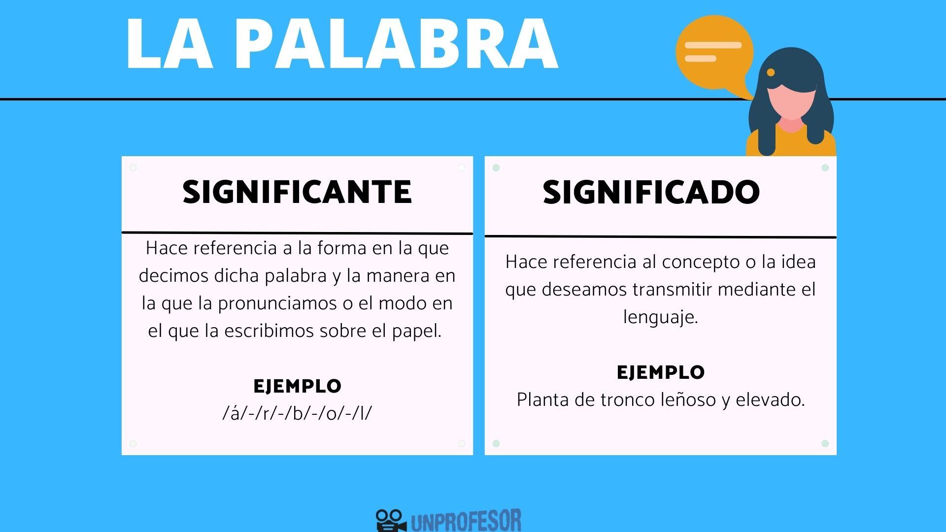 Análisis del significado y significante articulado al interior del