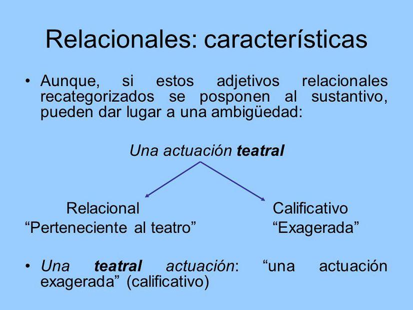 Qué Son Los Adjetivos Relacionales Con Ejemplos Y Ejercicios Resueltos 7202