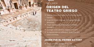 Origen del teatro griego: resumen y características