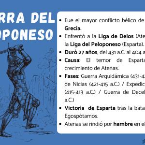 Guerra del Peloponeso: resumen