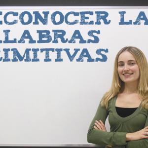 Reconocer las palabras primitivas