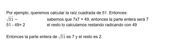 Raíz cuadrada inexacta o entera - ¿Qué son las raíces cuadradas enteras?