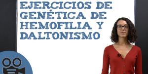 Ejercicios de genética de hemofilia y daltonismo