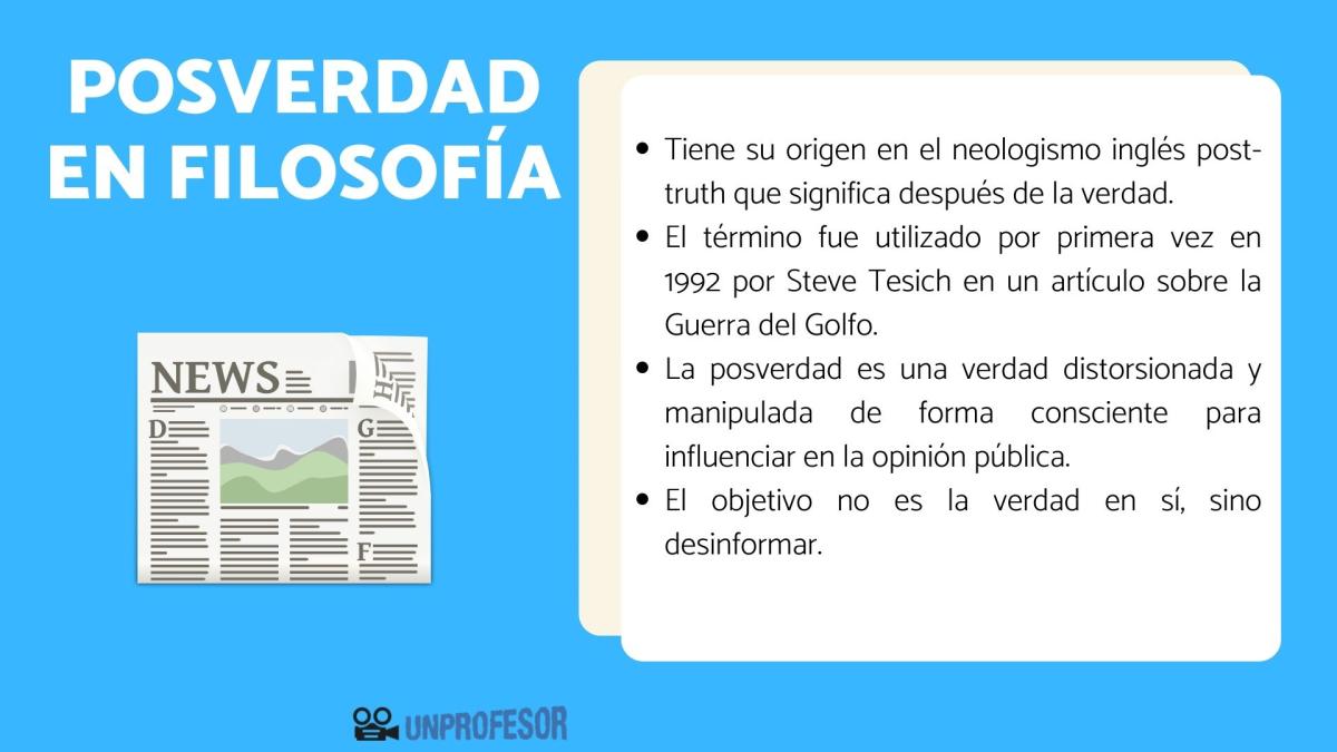 Qué es la posverdad en filosofía y ejemplos