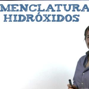 Nomenclatura de hidróxidos