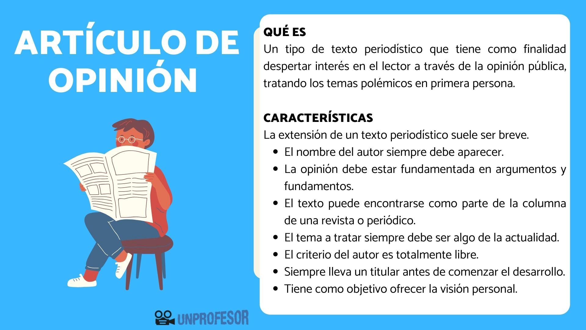 Ejemplos De Articulos De Opinion Cortos Para Niños