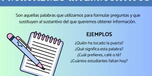 Qué son los pronombres interrogativos y ejemplos