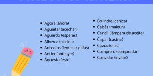 Ejemplos de arcaísmos
