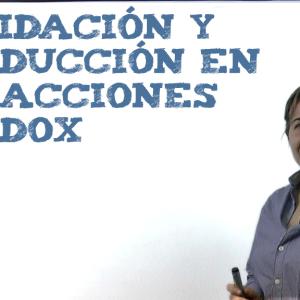 Oxidación y reducción en reacciones redox