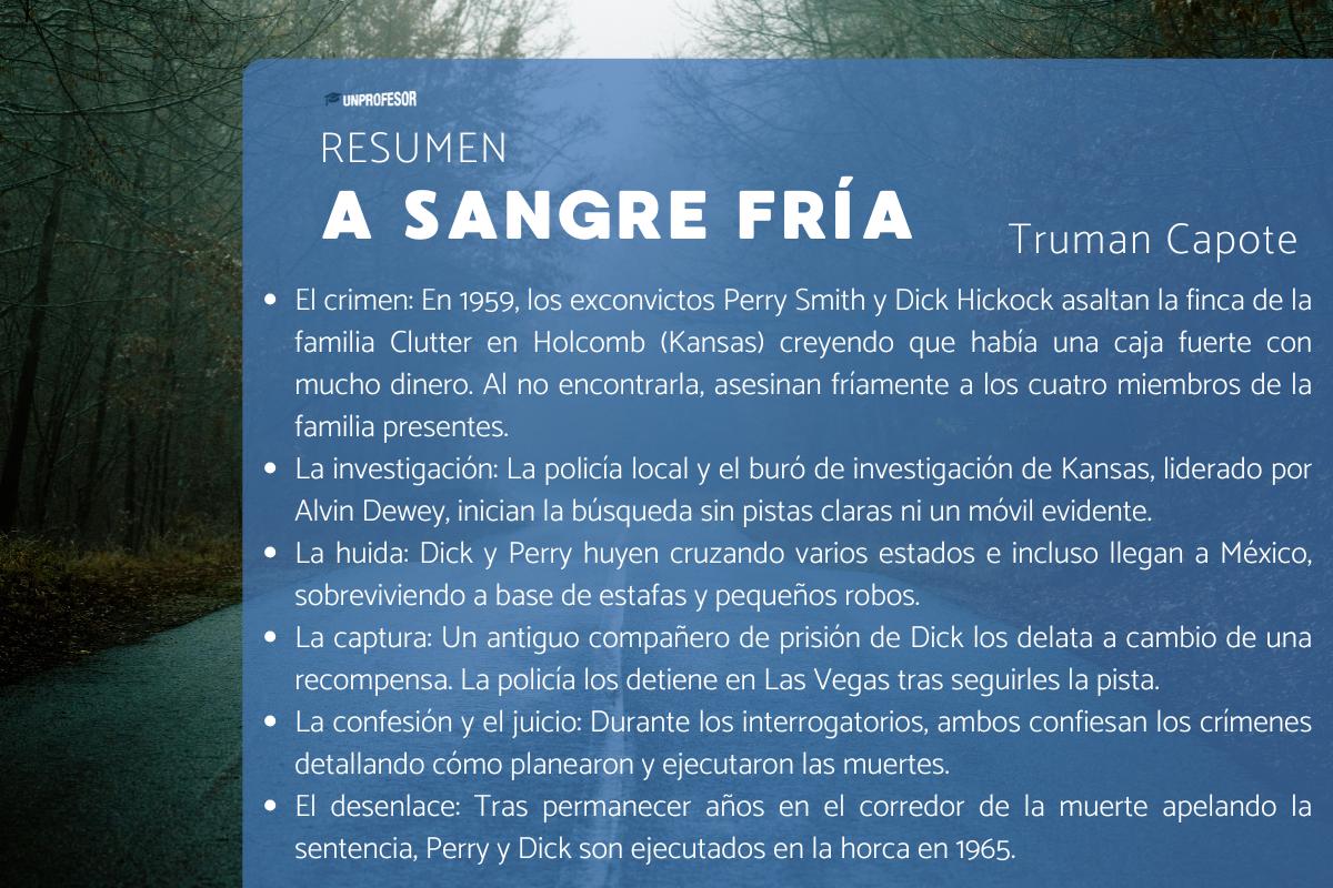 A sangre fría: resumen