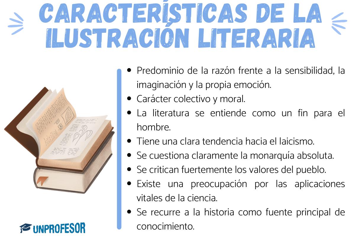 Características de la Ilustración literaria