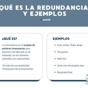 Qué es la redundancia y ejemplos