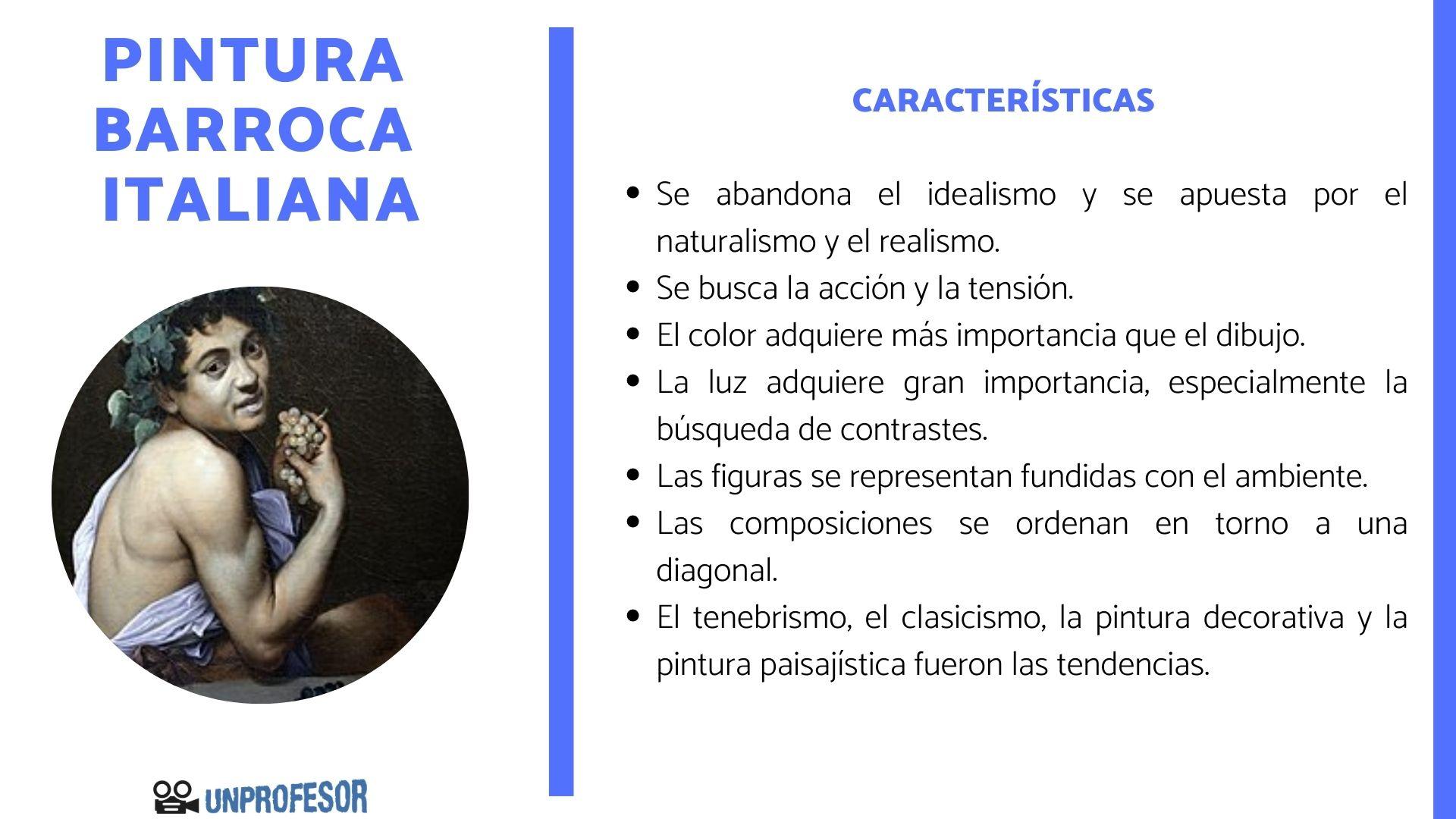 8 características de la pintura BARROCA italiana y obras