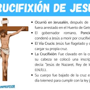 La crucifixión de Jesús: resumen