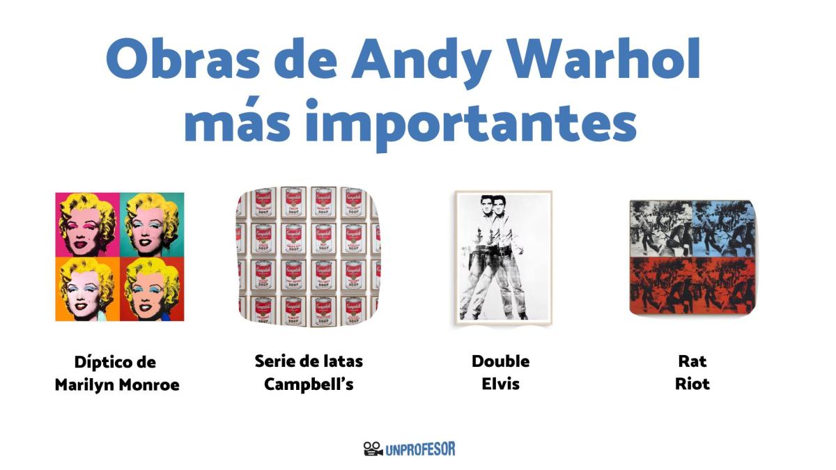 Andy Warhol: obras más importantes