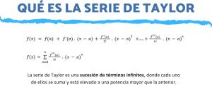 Qué es la serie de Taylor y su fórmula