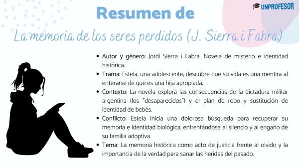 La memoria de los seres perdidos: resumen
