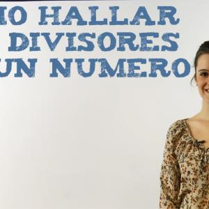 Cómo hallar los divisores de un número