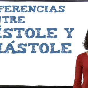 Diferencias entre sístole y diástole