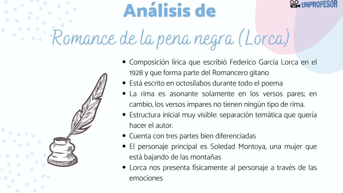 Romance de la pena negra: análisis y significado