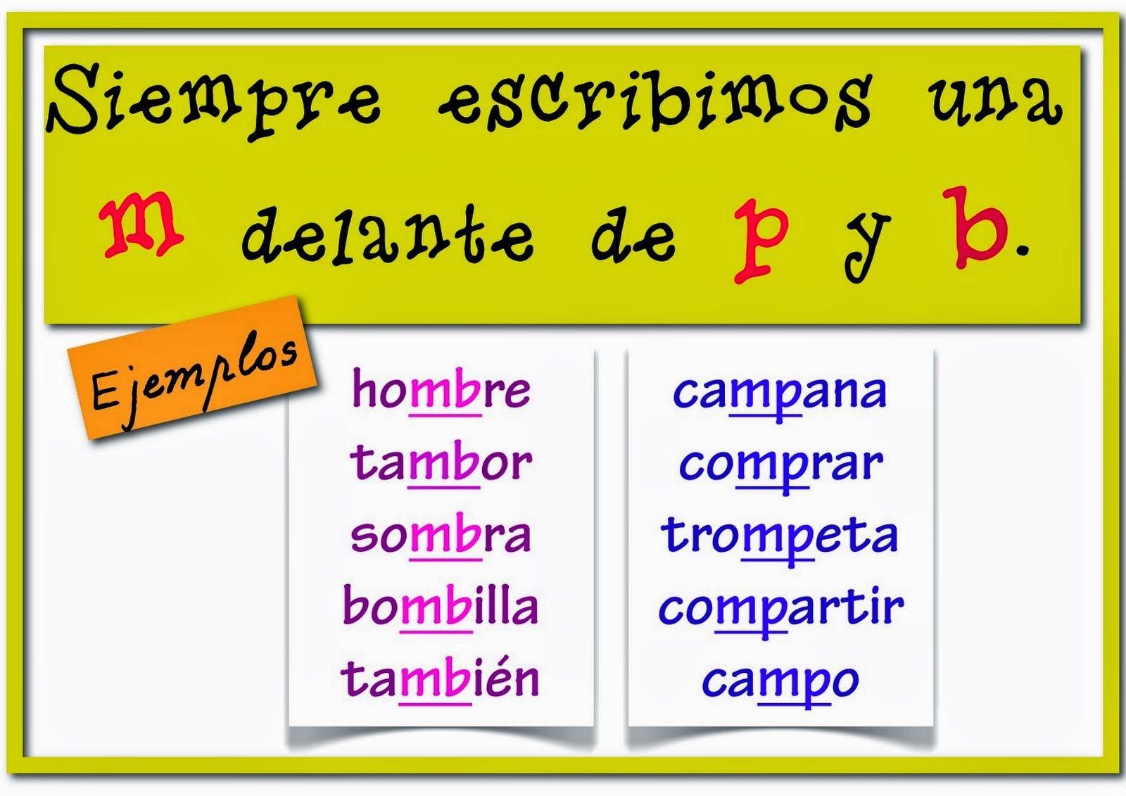 frasi con mp e mb