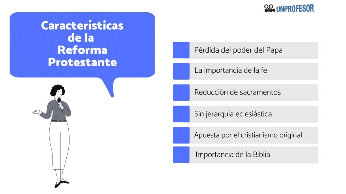 Características de la reforma protestante