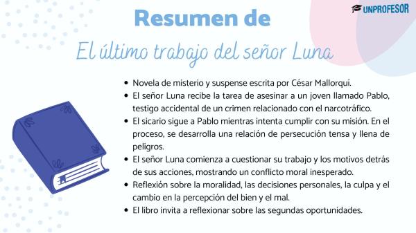 El último trabajo del señor Luna: resumen