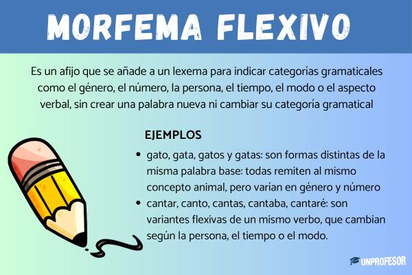 Qué es un morfema flexivo: ejemplos - ¿Qué es un morfema flexivo?