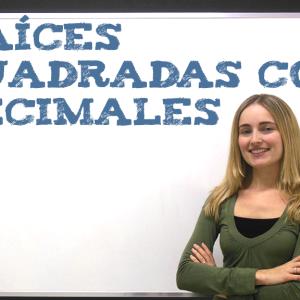 Cómo hacer raíces cuadradas con decimales