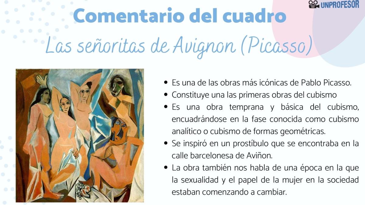 Las Señoritas de Avignon – Comentario breve