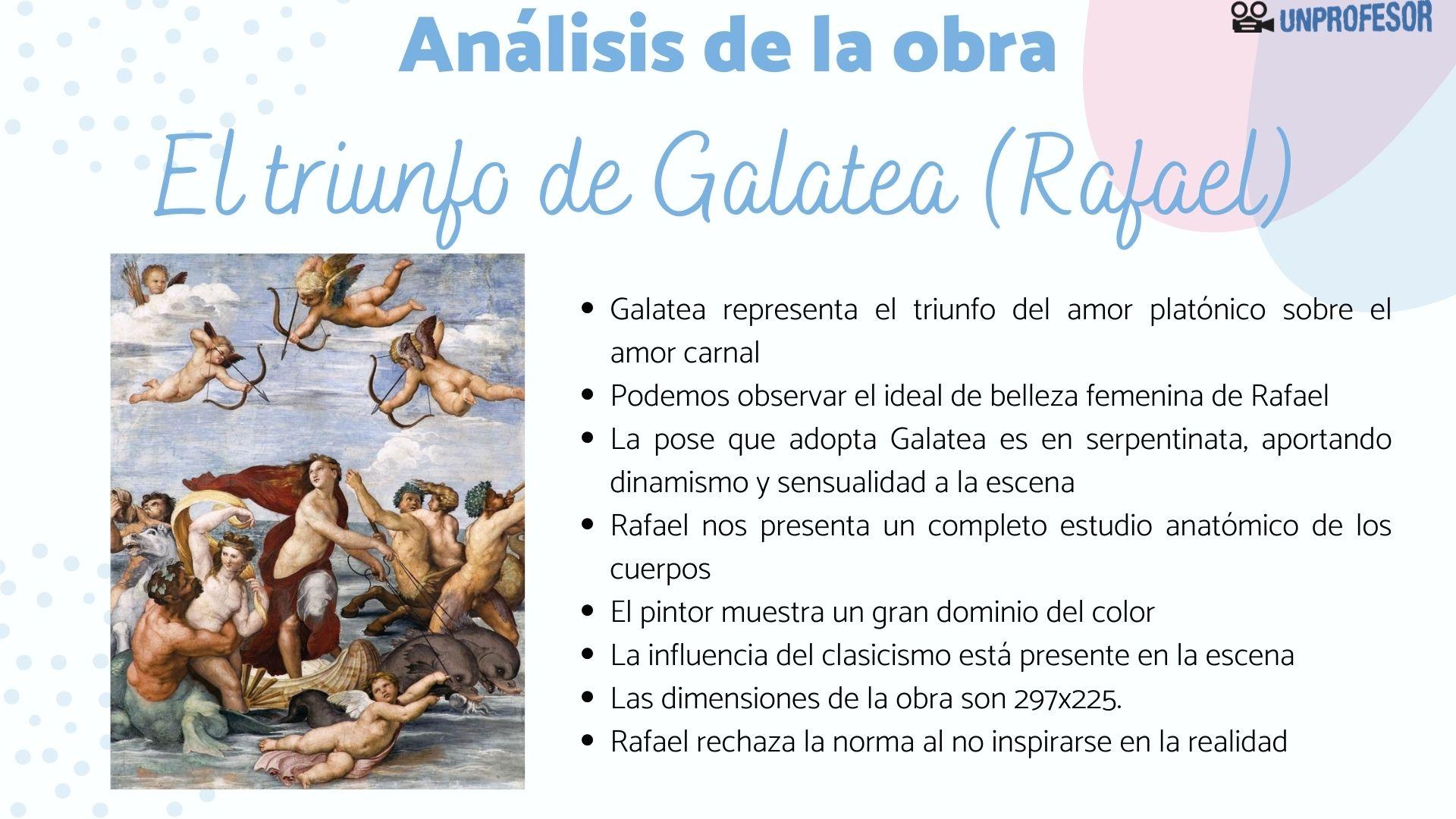Análisis y el significado de El triunfo de Galatea de RAFAEL con FOTOS!