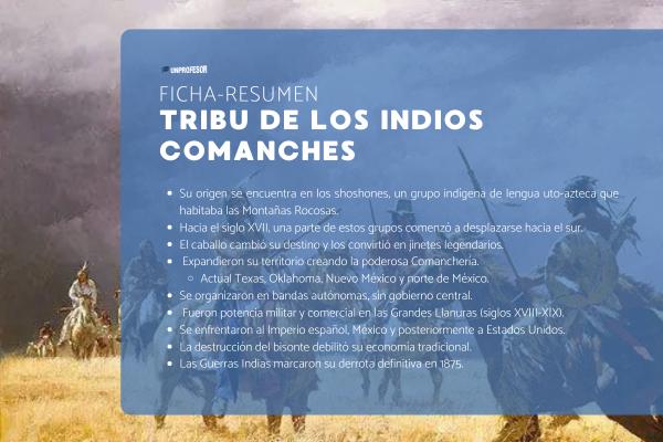 Historia de los indios comanches: resumen