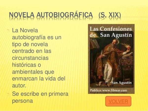 Tipos de novelas y características - Novela autobiográfica 