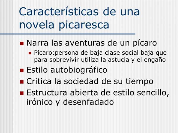 Tipos de novelas y características - Novela picaresca, un tipo de novela muy popular 
