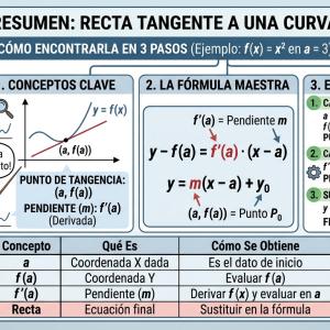 Fórmula de la recta tangente: ejercicios