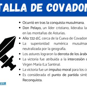 Historia de la Batalla de Covadonga: resumen