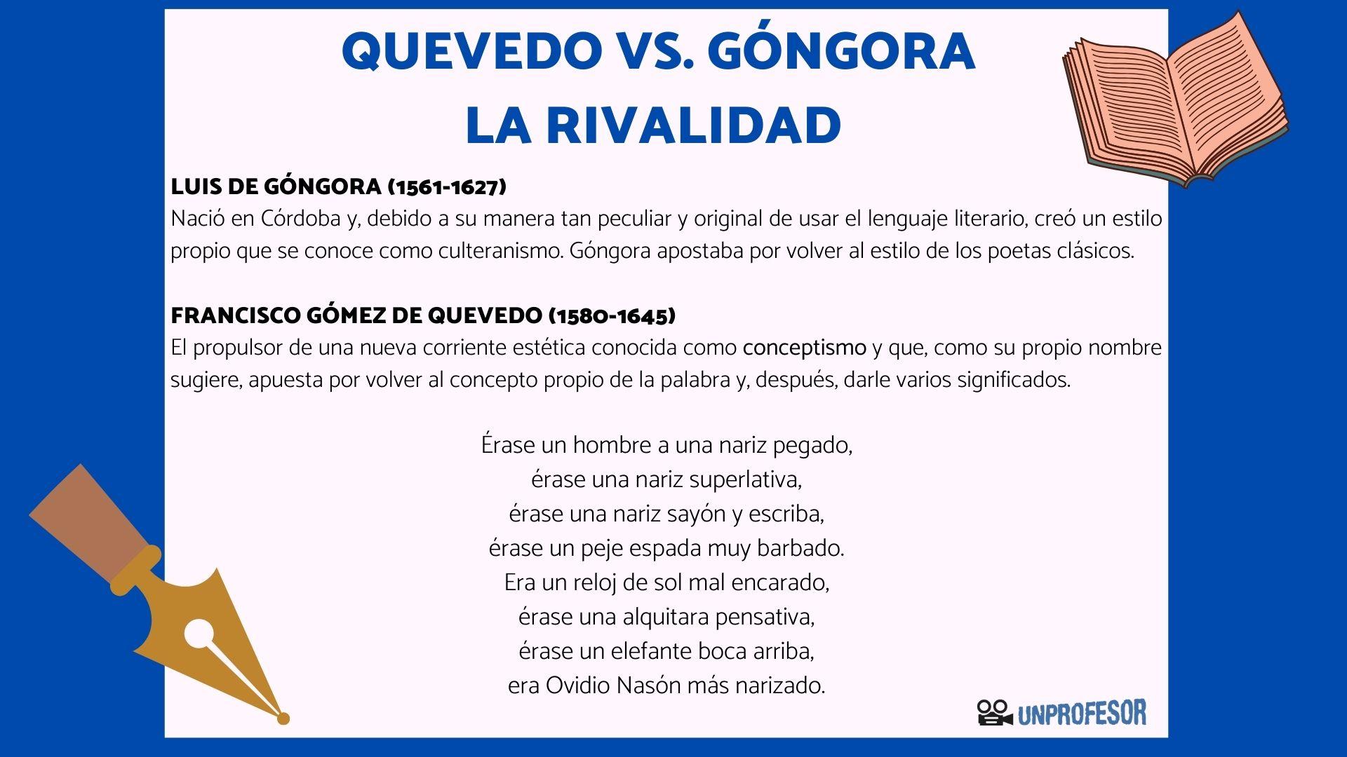 La Rivalidad De QUEVEDO Y G NGORA Y Sus Diferencias RESUMEN Con V DEO 