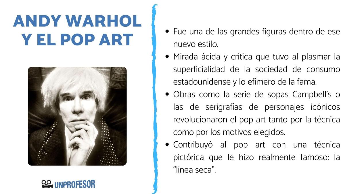 Andy Warhol y el pop art – resumen