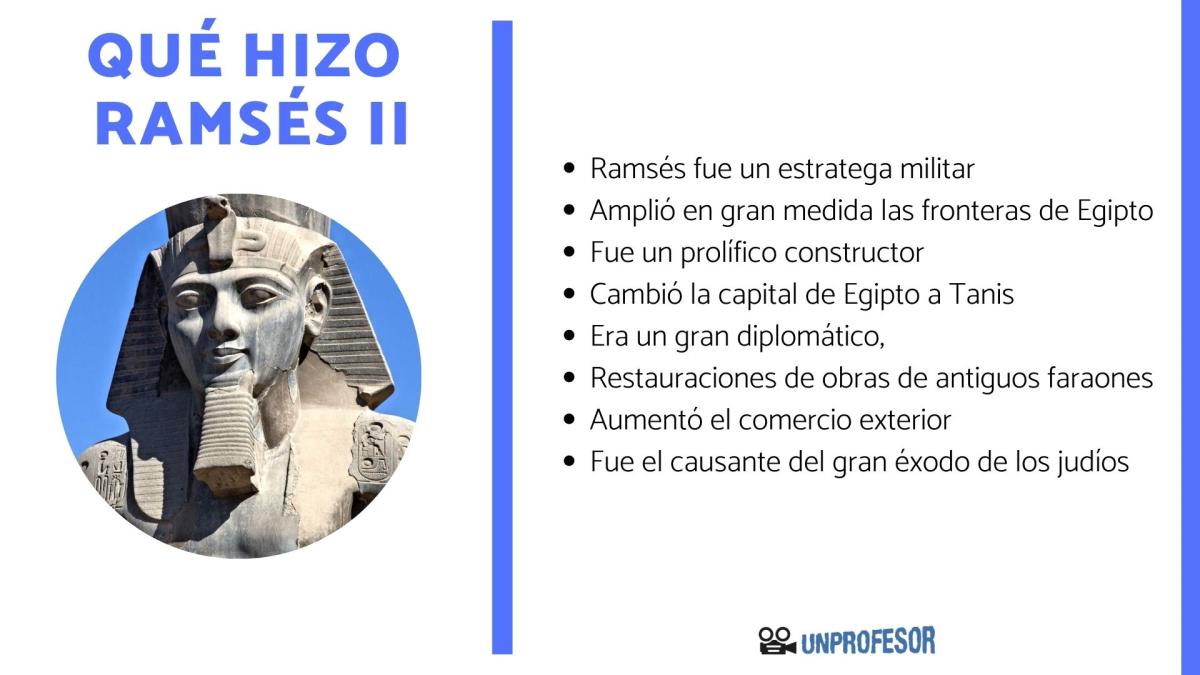 Qué hizo el faraón Ramsés II