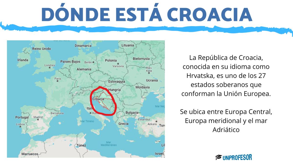 Dónde está Croacia en el mapa