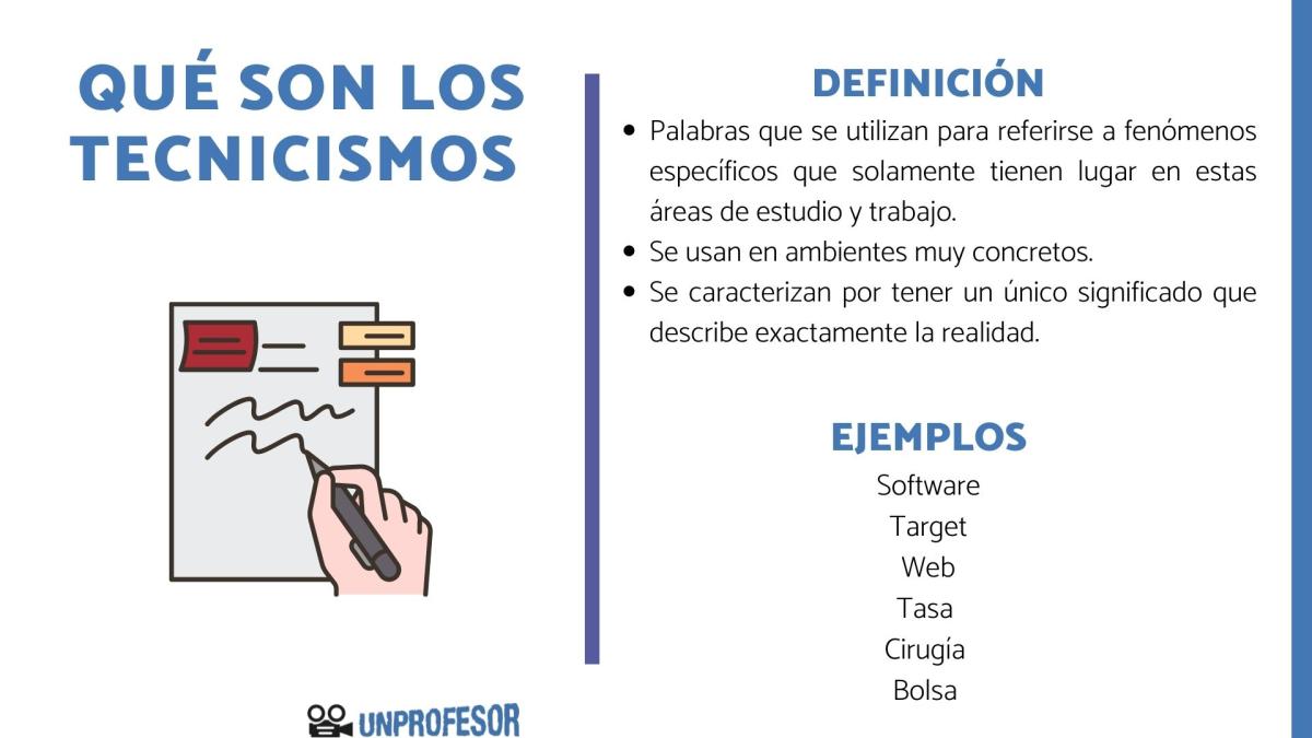 Qué son los tecnicismos