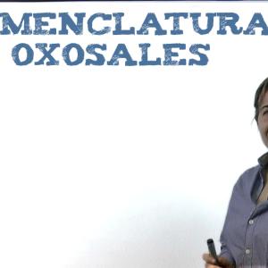 Nomenclatura de oxosales