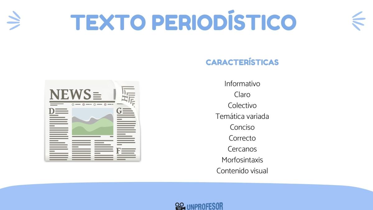 Texto periodístico: características y ejemplos